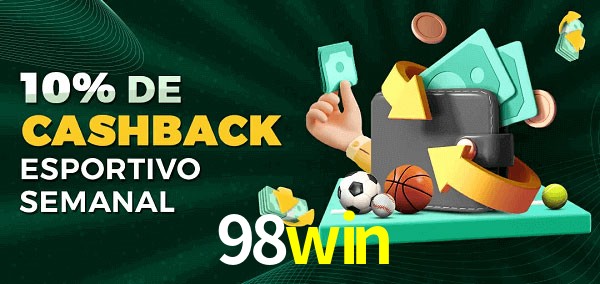 10% de bônus de cashback na 98win