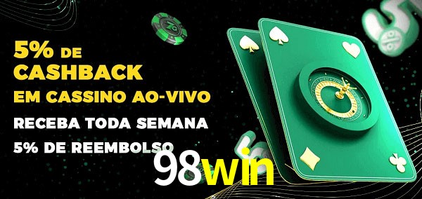Promoções do cassino ao Vivo 98win